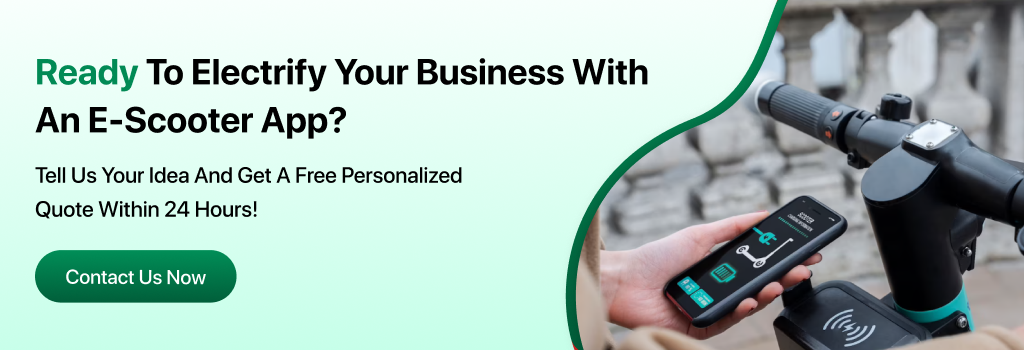 CTA regarding e-scooter app