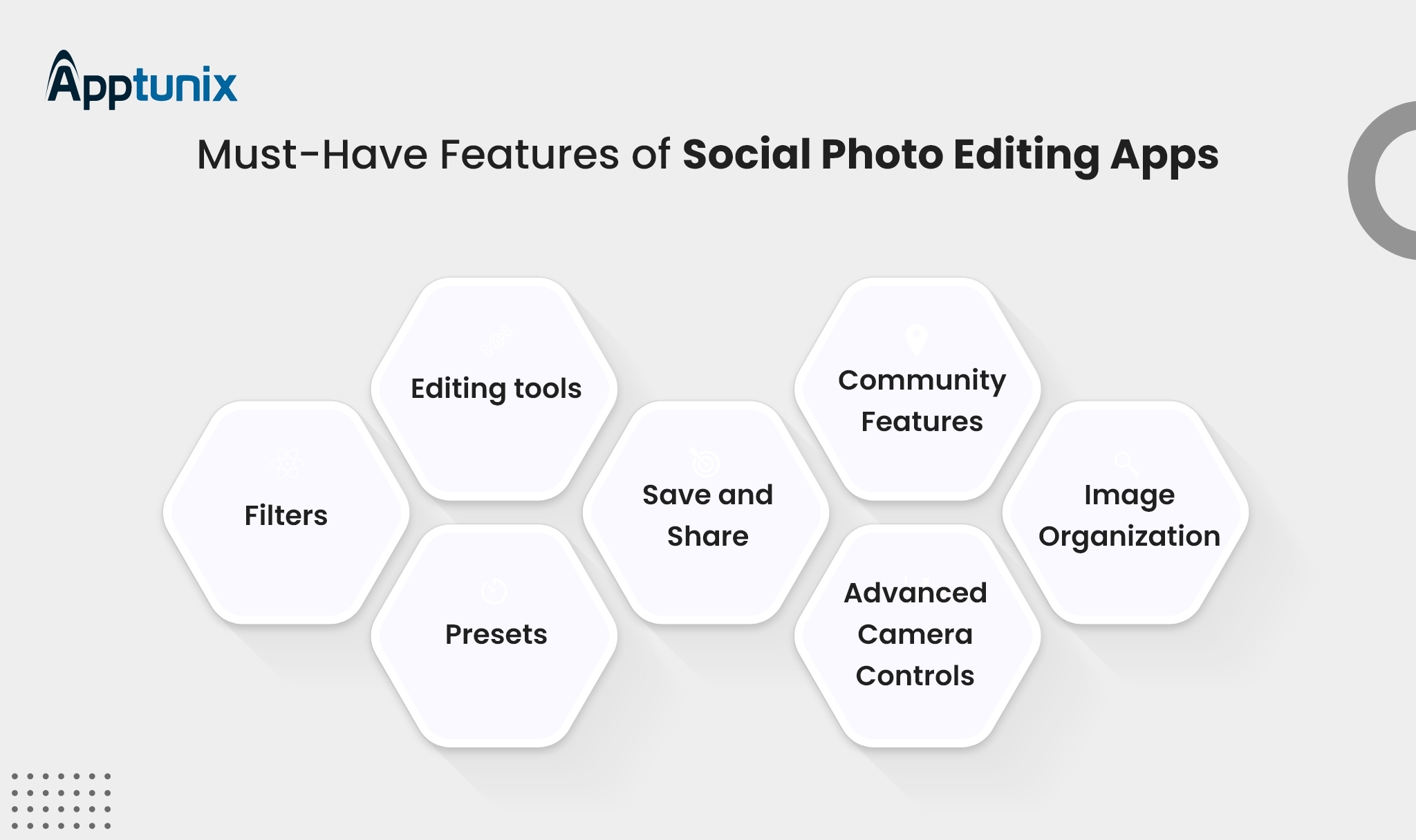 Essential features of social photo editing apps