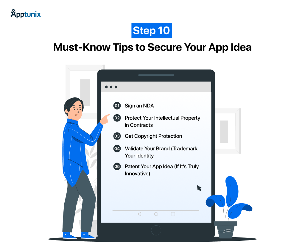 i have an app idea how do i protect it?